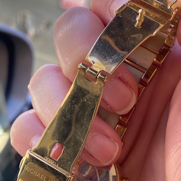 MICHAEL KORS MK PARKER 5632 BLOND TORTOISE WRIST QUARTZ BRACELET WATCH - Picture 13 of 14